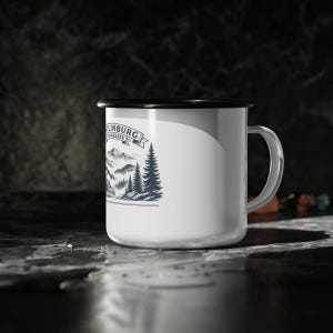 Personalized Gatlinburg Family Reunion Enamel Mug, Custom 2026 Name Mug for Smoky Mountains Trip, Matching Cabin Vacation Cup, Reunion Gift image 3