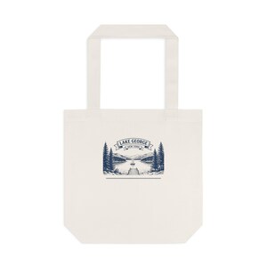Tragetasche für Familientreffen am Lake George (2026) mit individuellem Namen, passende Tragetasche für Adirondacks-Reisen, Erinnerungstasche für den Familienurlaub, Geschenktasche für Gruppenreisen Bild 1