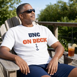 Unc on Deck Shirt, Funny Uncle Cruise Tee image 1