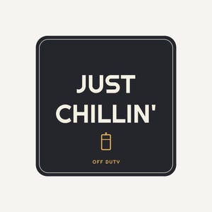 Funda enfriadora de latas de cerveza "Just Chillin" divertida, regalo ideal, soporte para bebidas relajante para fiestas, enfriador de barbacoa de verano para él, recuerdo de fiesta único imagen 3