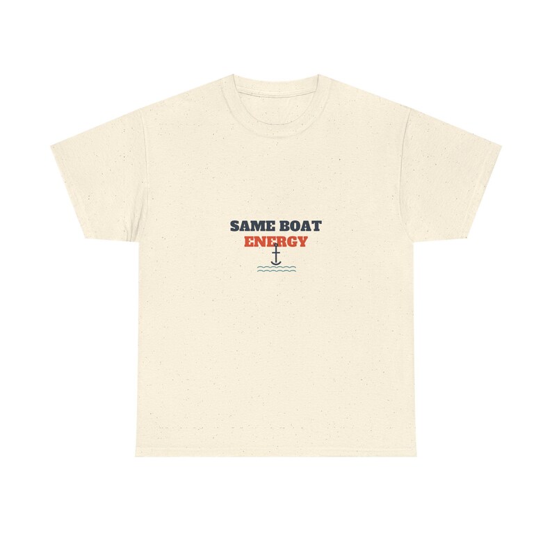 Affordable Same Boat Energy Family Cruise Shirt Personalized | Custom Name & Year Matching Tee image 3