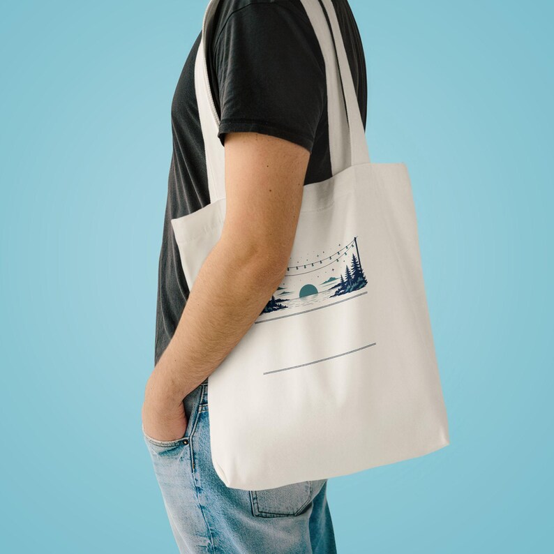 Personalisierte Tragetasche für Familientreffen, Strandtasche aus Baumwoll-Canvas mit Namensaufdruck, Geschenkidee für Sommerpartys mit der Familie, Passender Urlaub 2026 Bild 3