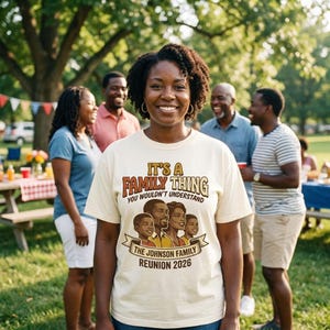 2026 tee, black tee, cousin tee, group gift, custom tee, family gift, family top, match tee, reunion tee, black shirt, 2026 shirt, cousin sh image 1