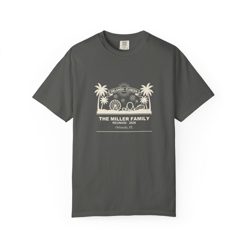 Personalized Orlando 2026 Family Reunion Tee, Custom Matching Group Vacation Shirt, Reunion Group Gift Idea, Family Trip Event Apparel Bild 5