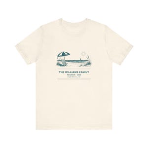 Personalized Beach Family Reunion Shirt, Custom Name Group Vacation Tee, Matching Coastal Reunion Outfit, 2026 Family Gathering Gift 画像 4