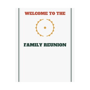Family Reunion Welcome Sign Classic Poster Personalized | Custom Name, Year & Location image 18
