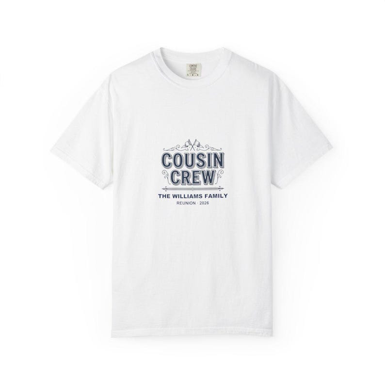 Personalized Cousin Crew Shirt Family Reunion 2026, Custom Name Tee, Cousin Group Shirt, Family Reunion Gift Tee, Cousin Squad Tee image 1