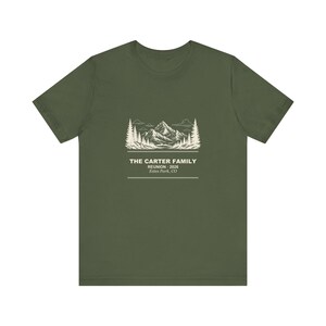 Personalized Family Reunion Mountain Shirt 2026, Custom Name Matching Vacation Tee, Group Reunion T-Shirt Gift, Family Trip Outfit Idea image 2