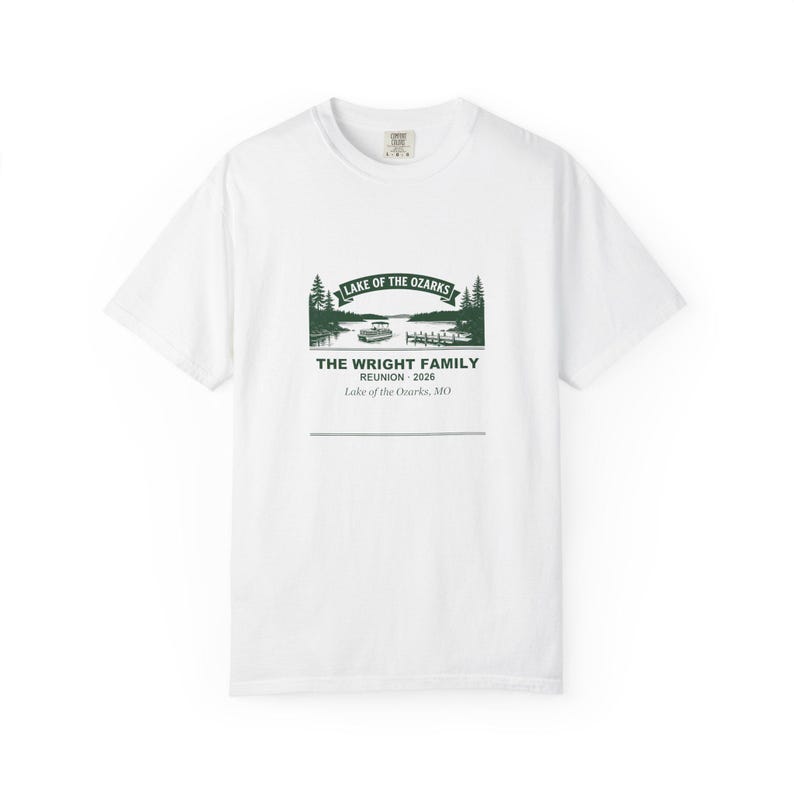 Personalized Family Reunion Shirt Lake of the Ozarks 2026 Custom Name Matching Tee immagine 3