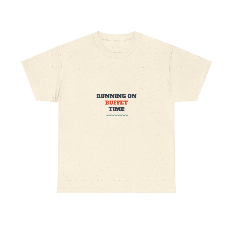 Running on Buffet Time FAST SHIP Tee, Funny Cruise Vacation Shirt 48 Hour Ship Bild 2