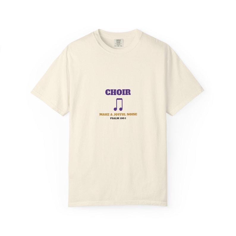 Personalisiertes Chor-Shirt | Individueller Chorname & Jahr, T-Shirt für das Lobpreisteam Bild 2