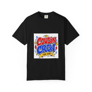Camiseta a juego para la reunión familiar de primos 2026, camiseta para primos como regalo de reunión, camiseta familiar, grupo de primos, conjunto de camisetas para la reunión. imagen 5