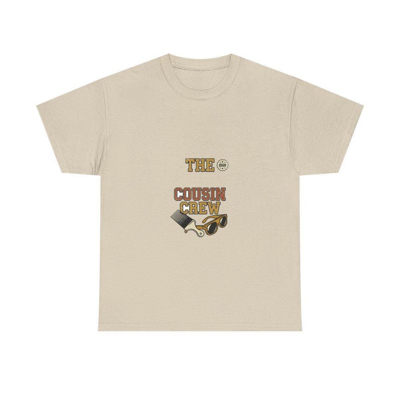Personalized Black Family Reunion Tee 2026, Cousin Crew Matching Shirt, Custom Cousin Squad T-Shirt, 2026 Reunion Gift, Family Apparel image 2