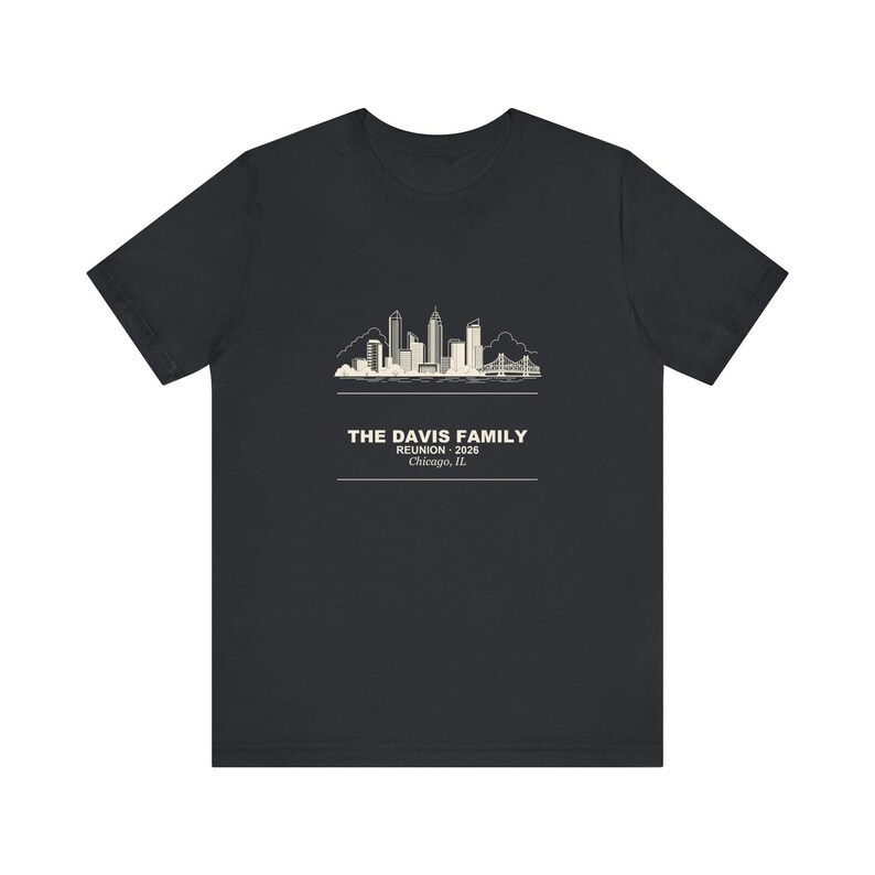 Family Reunion Shirts 2026 Personalized City and Name, Matching Custom Group Tee Bild 5