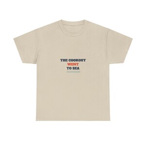 The Cookout Went to Sea FAST SHIP Tee, Funny Black Family Cruise Shirt 48 Hour Ship immagine 1