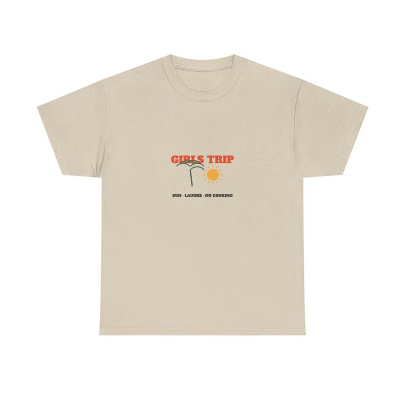 Affordable Girls Trip Shirt Personalized | Custom Group Name, Year & Destination Matching Tee Bild 2