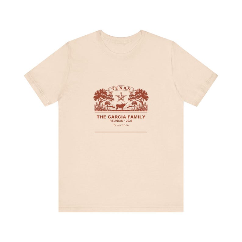 Personalized Texas Family Reunion Shirt 2026, Custom Name Matching Group Tee image 3