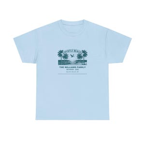 Family Reunion 2026 Shirt Myrtle Beach, Custom Name Matching Group Tee, Personalized Beach Vacation T-Shirt, Family Gathering Gift Idea image 2