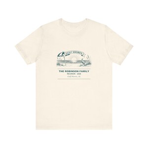 Personalized Family Reunion Shirt 2026 Gulf Shores Name Matching Tee, Beach Vacation Gift, Matching Reunion T-Shirt, Summer Keepsake image 4