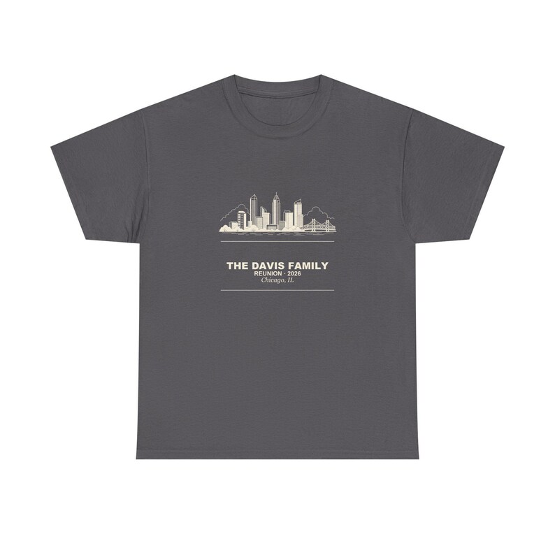 Family Reunion Shirt Personalized with Custom Name, Matching Family Reunion Tees 2026, City Group Gathering Tee, Family Reunion Gift Idea image 3