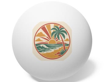 Beach Reunion Family Ping Pong Balls 6pc | Reunion Party Favor, Game Night