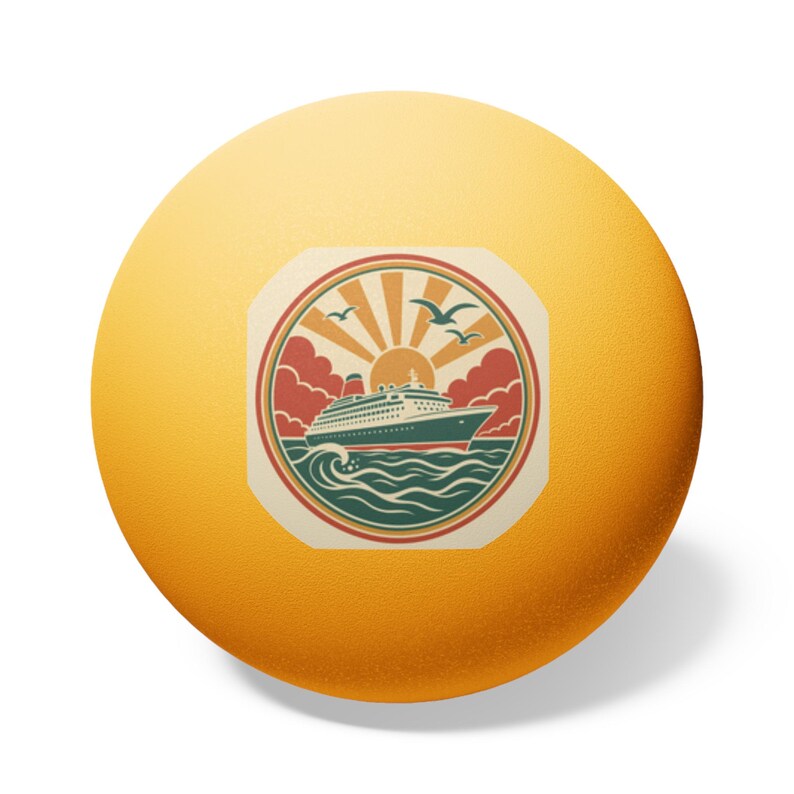 Family Reunion Ping Pong Balls 6pc, Personalized Cruise Reunion Party Favor, Family Game Night Gift, Table Tennis Keepsake, Cruise Ship 2026 image 5