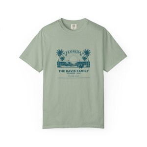Camiseta de reunión familiar de Florida 2026, camiseta a juego personalizada con nombre personalizado imagen 2