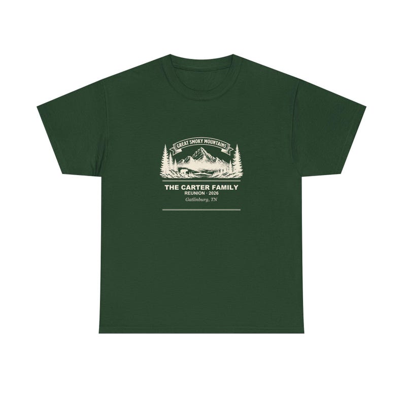 Smoky Mountain Family Reunion Shirt Personalized Custom Name Tee, 2026 Matching Group Trip T-Shirts Vacation Mountain Getaway Gift Idea image 2