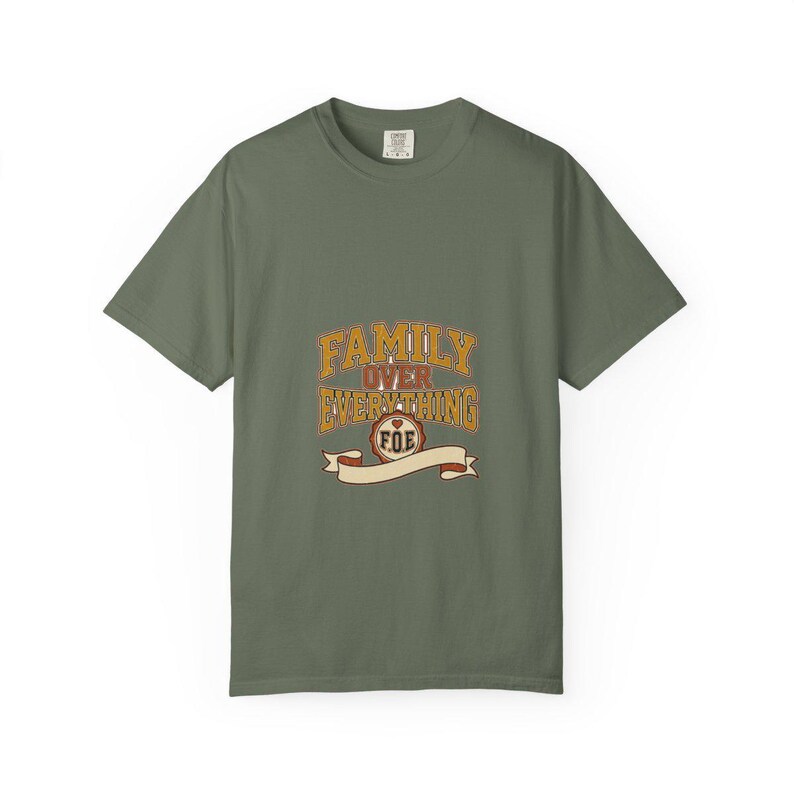 Camiseta de la reunión familiar 2026 "La familia por encima de todo", camiseta familiar negra personalizada. imagen 4