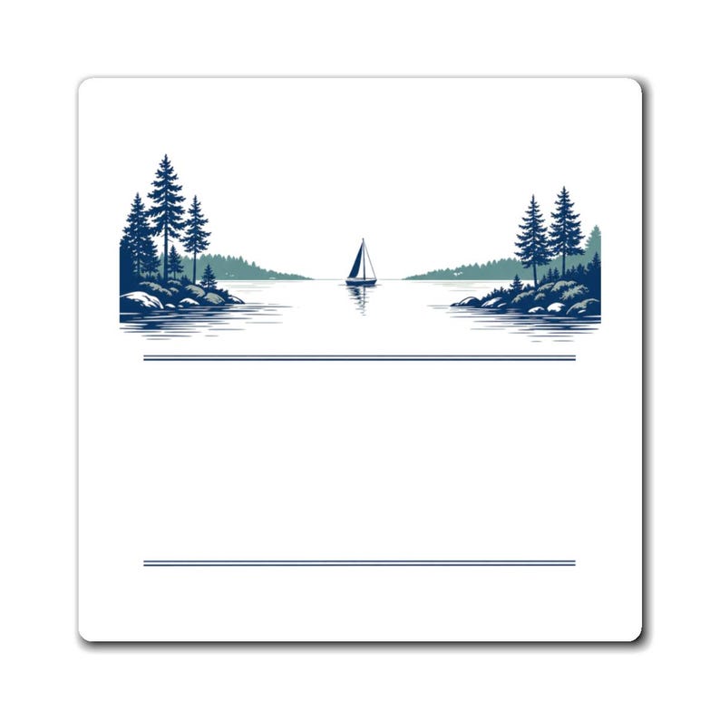 Personalized Lake House Family Reunion Fridge Magnet | Custom Family Name, Year & Location | Matching Reunion Gift 2026 image 1