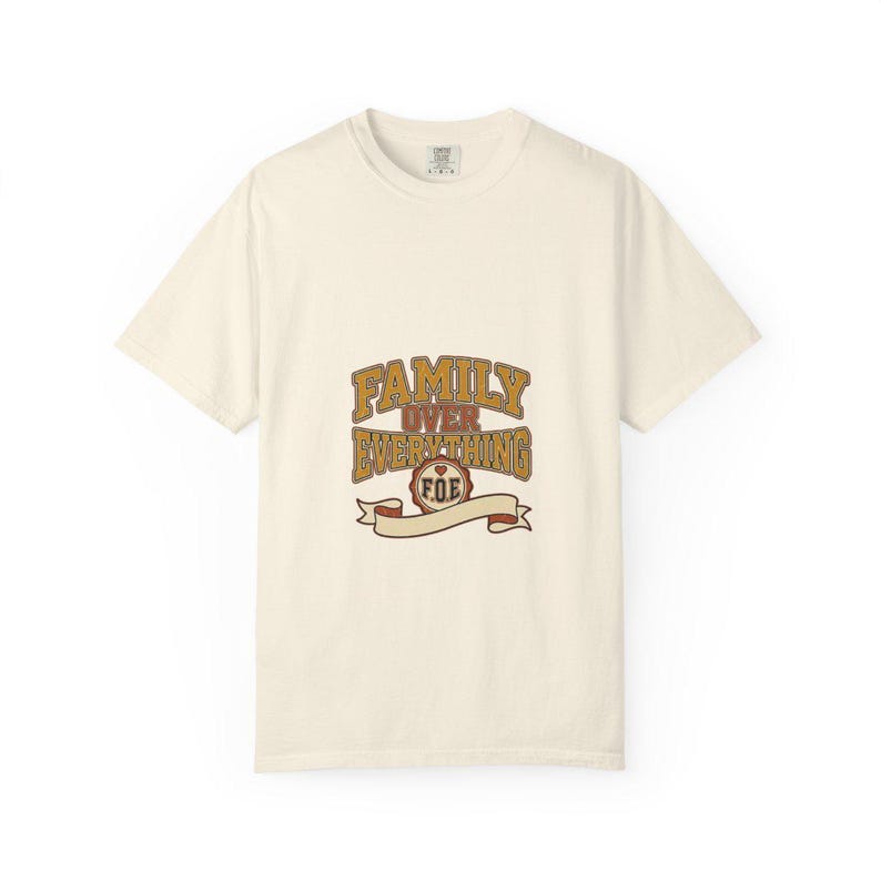 Camiseta de la reunión familiar 2026 "La familia por encima de todo", camiseta familiar negra personalizada. imagen 2