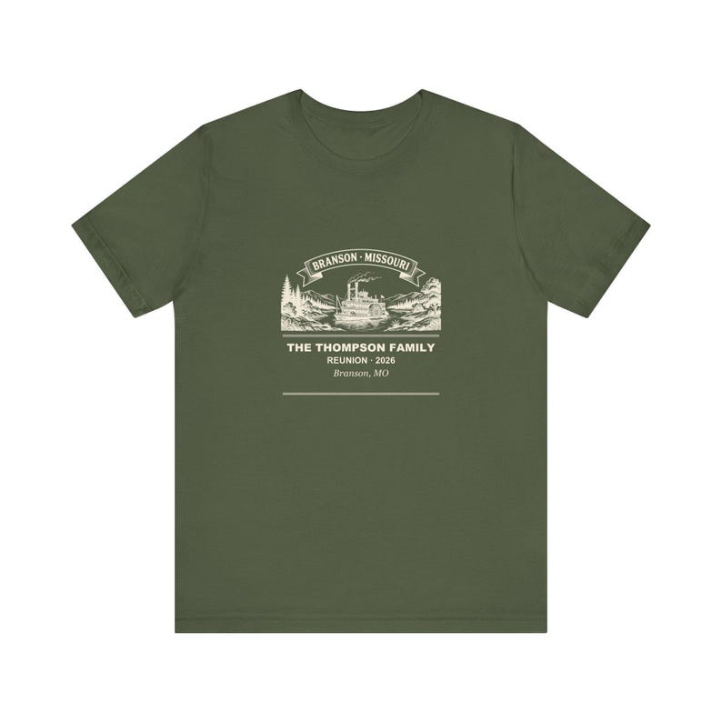 Personalized Family Reunion Shirt Branson 2026, Custom Name Matching Group Tee, Family Vacation Outfits, Reunion Gift Idea for Whole Crew Bild 2