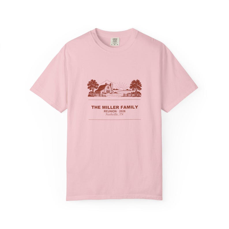 Personalized Farm Family Reunion Shirt 2026, Custom Name Matching Tee imagem 5