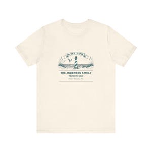 Outer Banks Family Reunion Shirt, Personalized Matching Name Tee for Beach Vacation Groups, Custom 2026 Reunion Gift for Family Gathering afbeelding 4