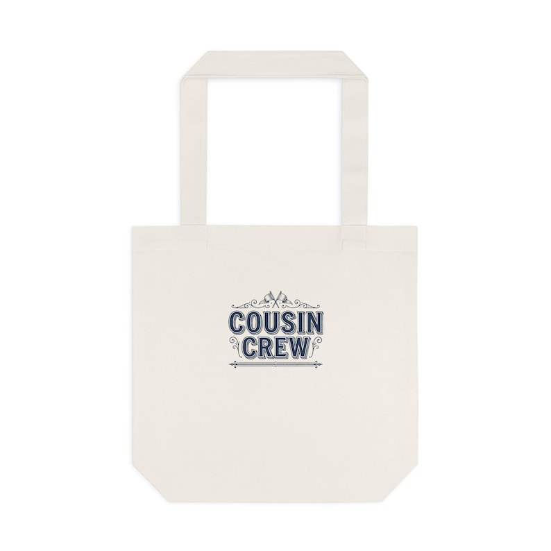Personalized Cousin Crew Tote Bag - Retro Reunion Travel Tote, Custom 2026 Reunion Gift, Matching Cousin Gift, Family Reunion Keepsake image 1