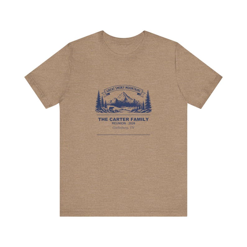 Personalized Smoky Mountains Family Reunion Shirt 2026 Custom Name Tee Bild 3