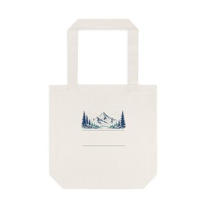 Personalisierte Tragetasche für Familientreffen in der Berghütte – Individueller Name, Jahr & Ort, passendes Geschenk zum Treffen, Erinnerungsstück an die Hütte, Sommertasche Bild 1