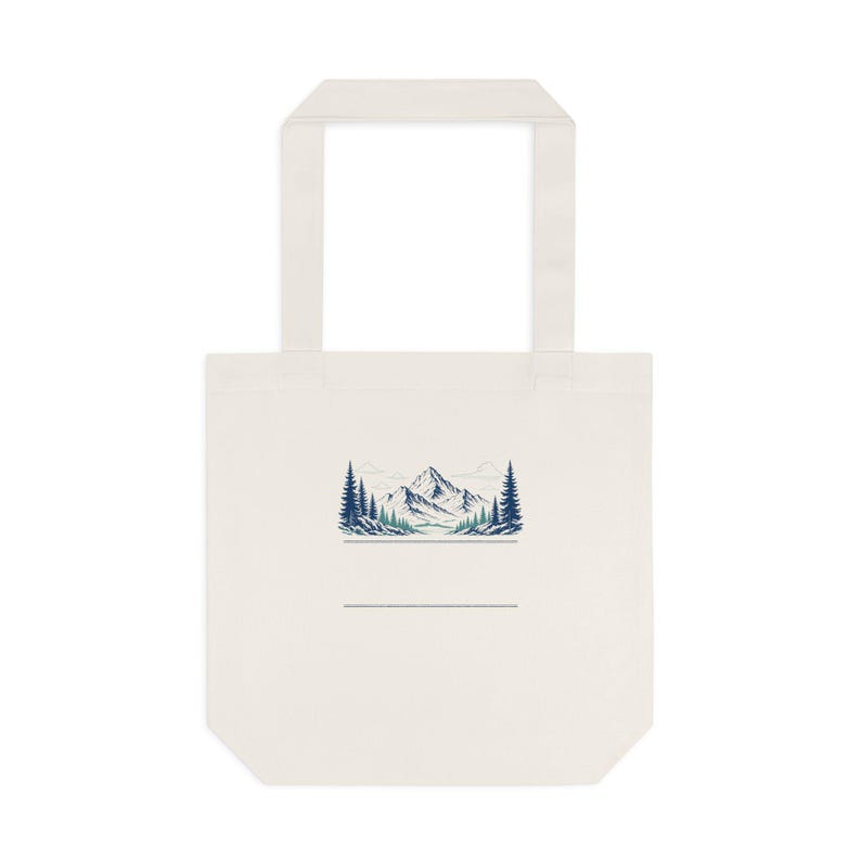 Personalisierte Tragetasche für Familientreffen in der Berghütte – Individueller Name, Jahr & Ort, passendes Geschenk zum Treffen, Erinnerungsstück an die Hütte, Sommertasche Bild 1