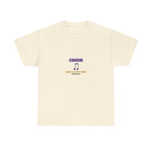 Affordable Church Choir Shirt Personalized | Custom Choir Name & Year, Worship Team Tee image 3