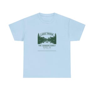 Personalized Family Reunion Shirt, Lake Tahoe 2026 Custom Name Matching Tee, Group Vacation Apparel, Family Trip Gift, Reunion Souvenir Bild 3