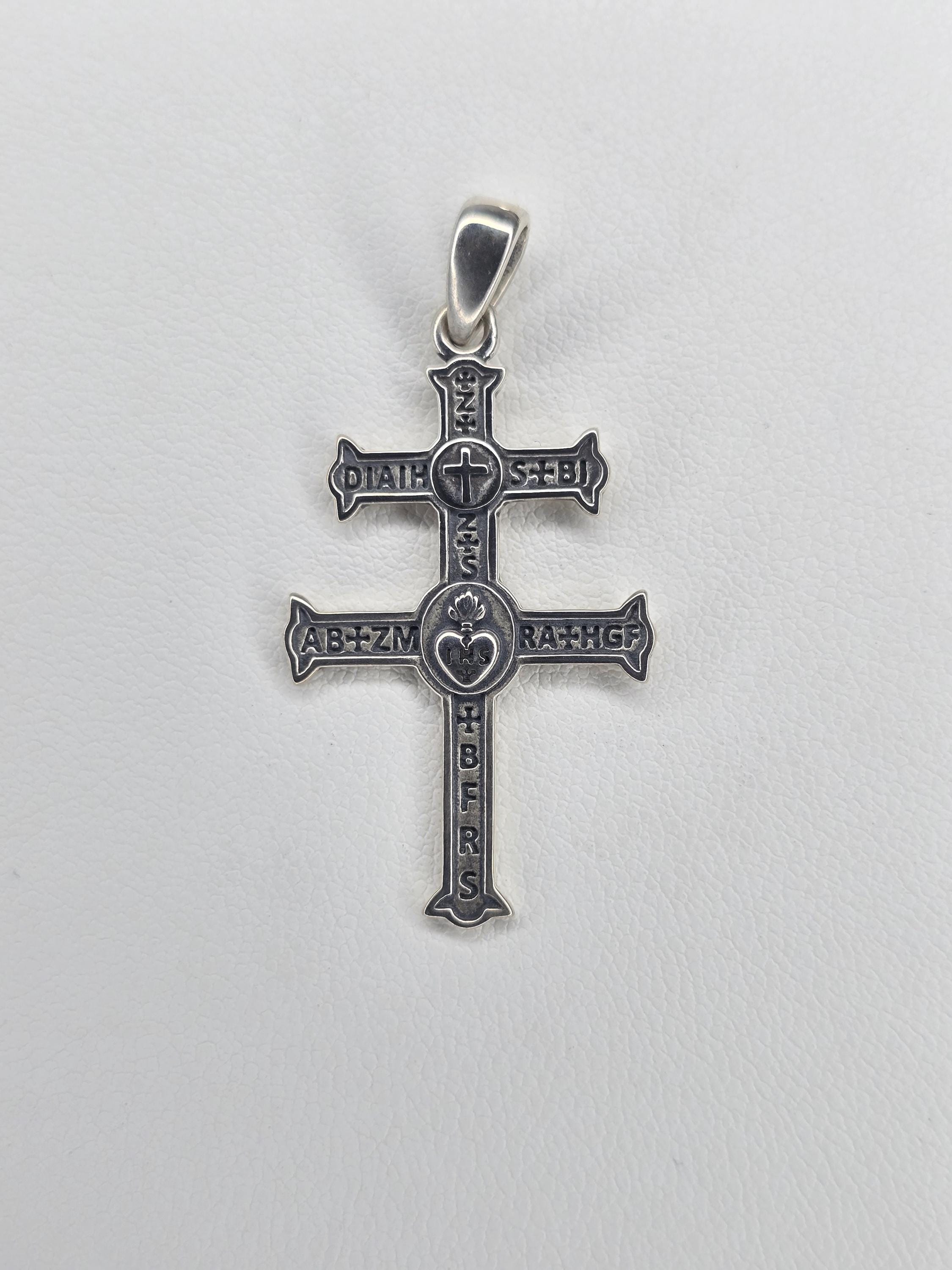 Cross of lorraine pendant - Etsy 日本