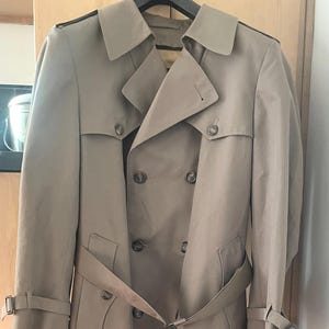 Vintage Christian Dior Trench Coat - Etsy