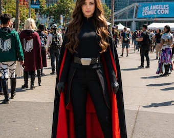 Disfraz de cosplay de segunda hermana hecho a mano, traje de villana de Star Wars.