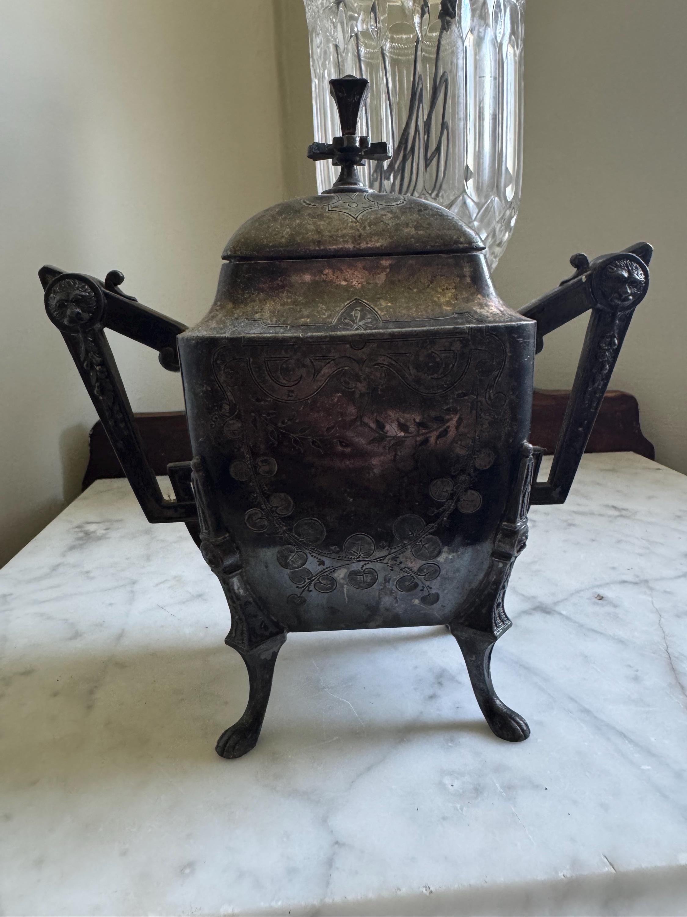 Silverplate Tea Caddy - Etsy