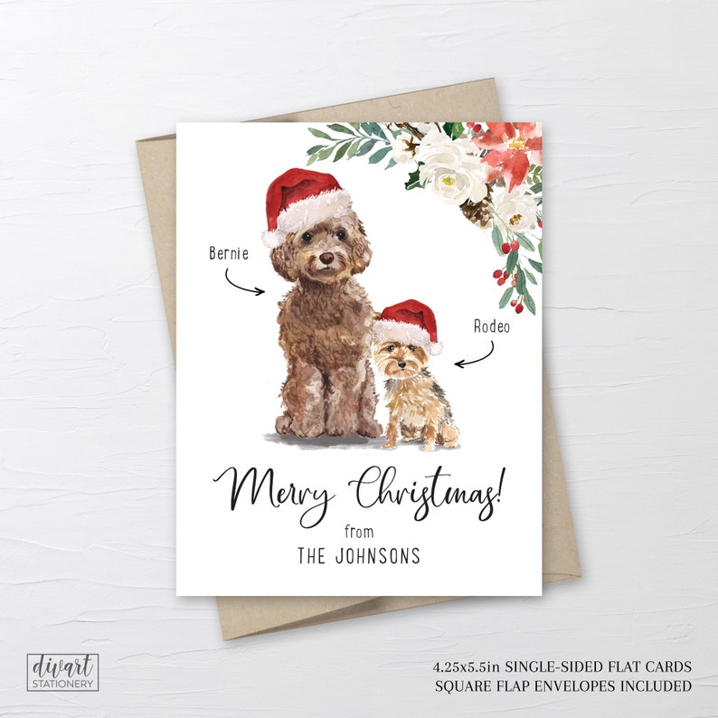 Various Dog Christmas Card