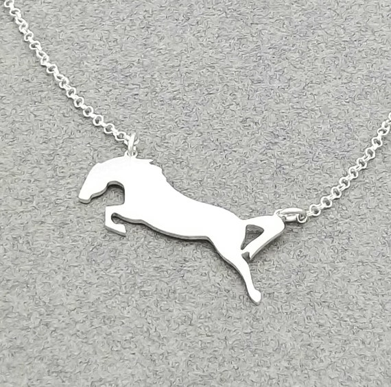 Collana Cavallo Per Donne – Ciondolo Cavallo In Lega Con Scatola Regalo, Gioielli Per Amanti Dei Cavalli
