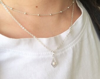 GLITTERシルバーネックレス2本セット GLITTERシルバーネックレス2本セット Necklace & Bracelet | Glitter