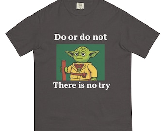 Camiseta con cita de Yoda de Star Wars