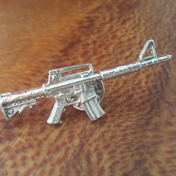 Ar 15 Lapel Pin Etsy