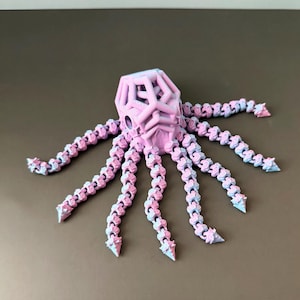 Void Octopus 3D Print | Articulated Octopus Fidget Toy | Flexi Sea Creature Desk Pet | Ocean Animal | Sensory Toy Gift | 3D Printed Octopus
